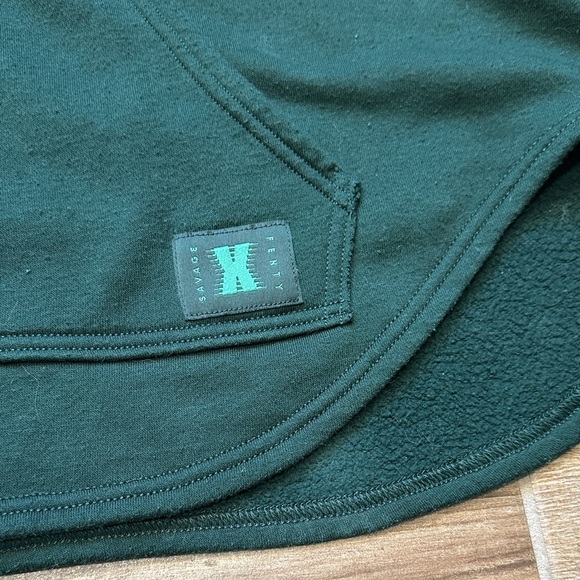 Savage X Fenty Deep Green Hoodie - Picture 3 of 14